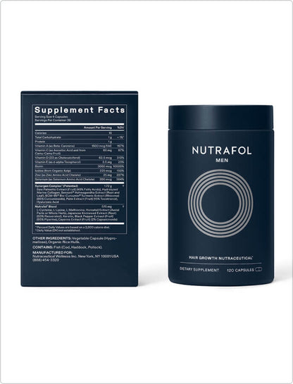 Nutrafol Men (For visibly fuller hair and scalp coverage)